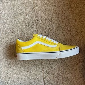 Unisex Yellow Vans Old Skool Shoes